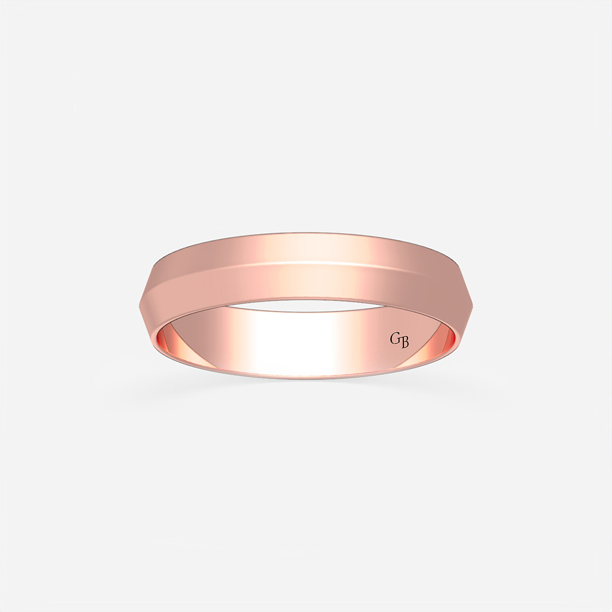 4mm Knife Edge Wedding Band